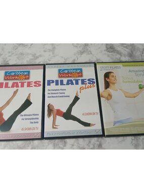 Pilates Workout DVD Bundle (3) – Caribbean Workout Pilates + Pilates Plus +